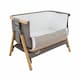 image 2 of Tutti Bambini CoZee Bedside Crib - Oak and Charcoal