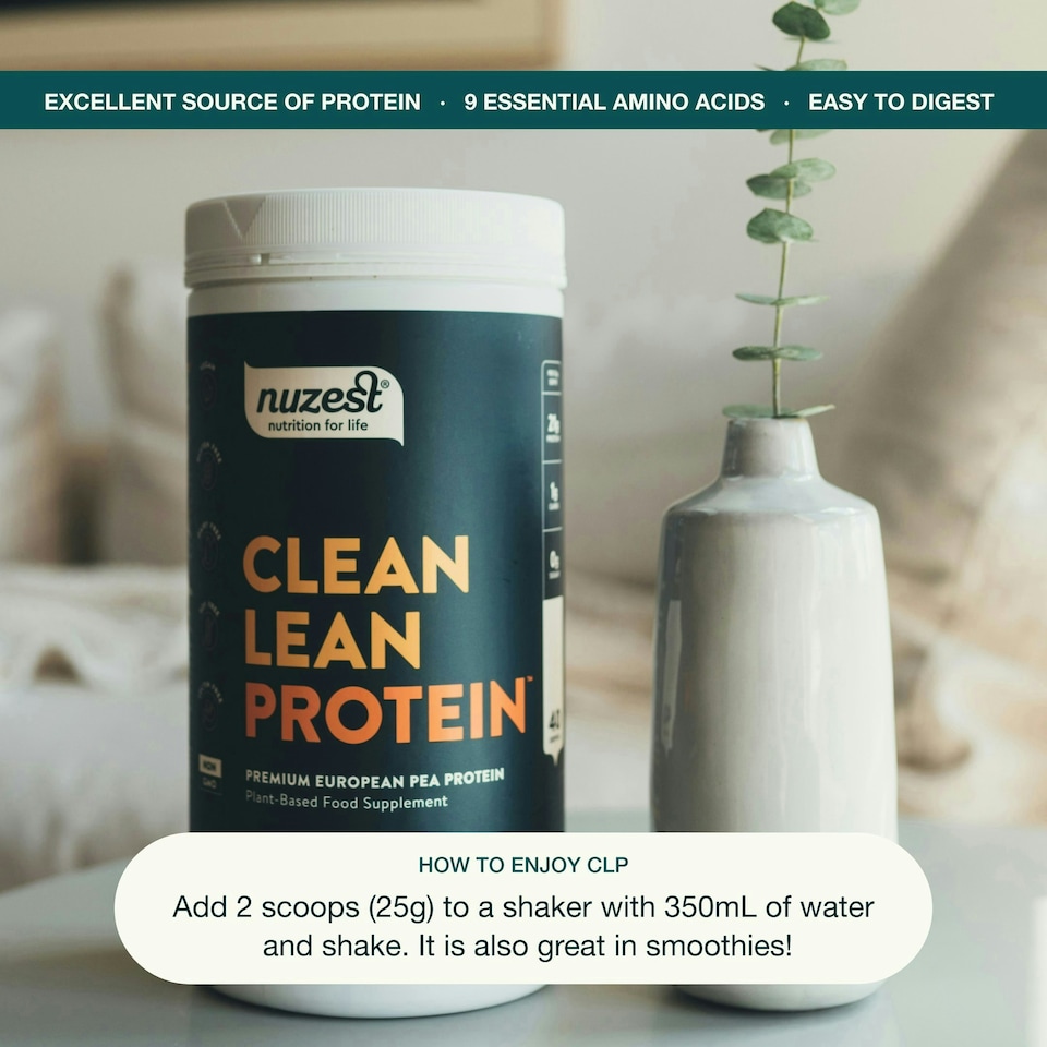 image 1 of Clean Lean Protein - Just Natural Pea Protein Powder - Vegan