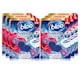 image 1 of Bloo Colour Active Fresh Flower Fragrance Odour Stop Toilet Rim Block, 50g, 6 packs | Multi | 6 Pack | 6