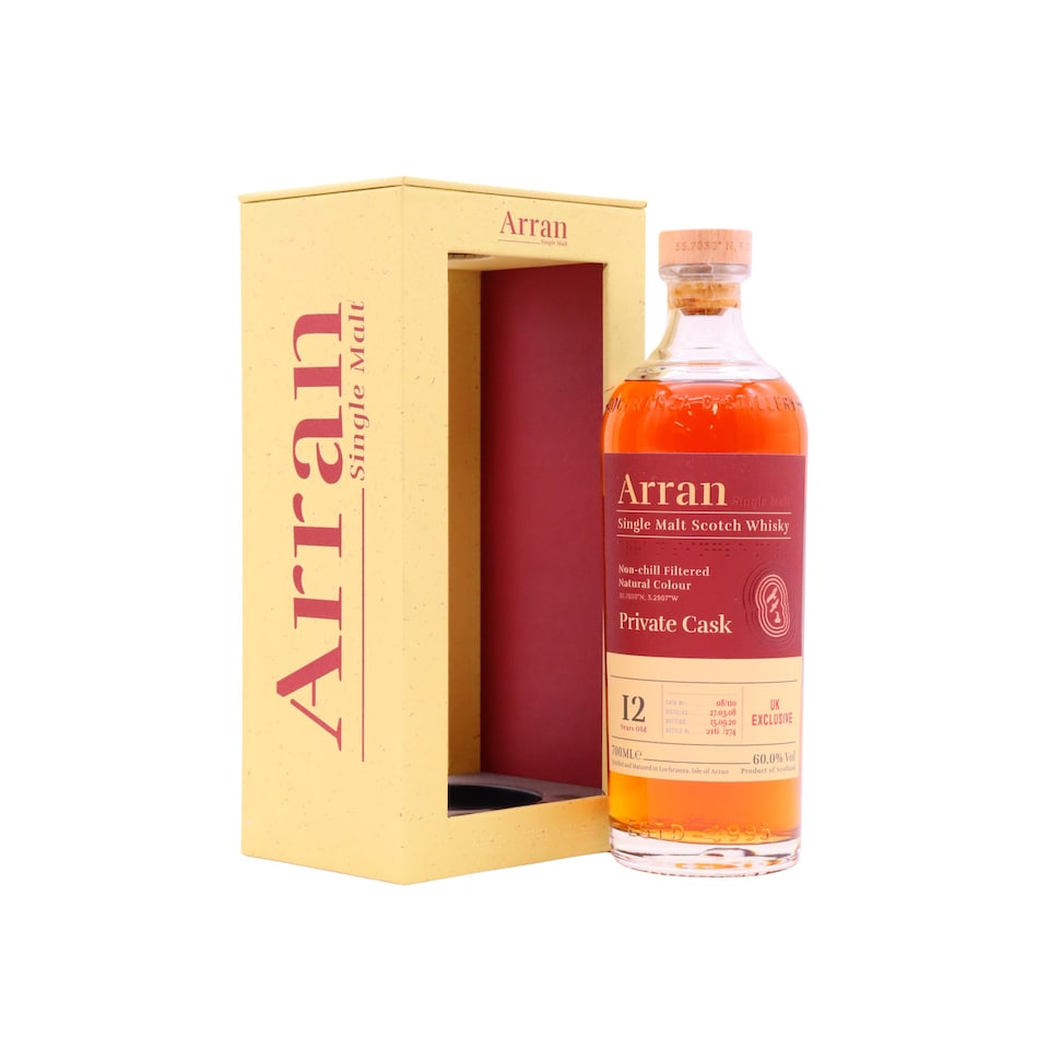 Arran - Tuscan Red Wine Single Cask No. 110 2008 12 year old Whisky (UK Exclusive)