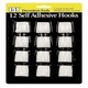 image 7 of Pack of 12 Self Adhesive Hooks
