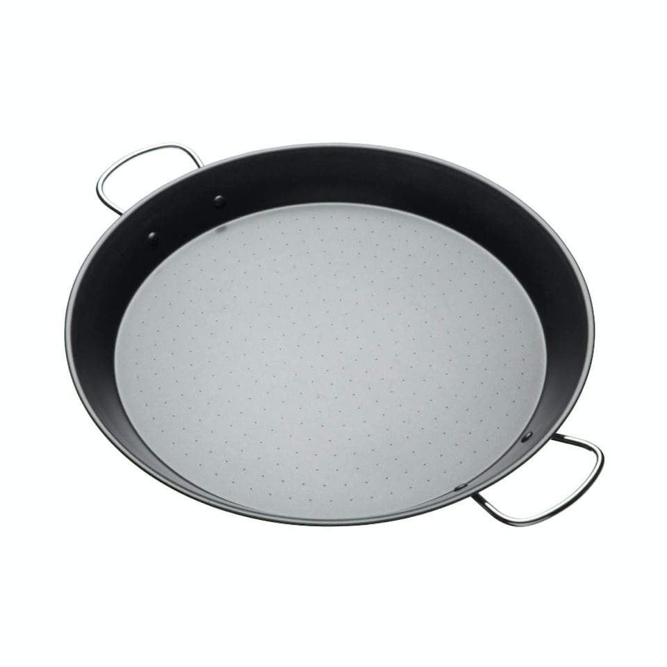 image 1 of KitchenCraft Paella Pan Black 38.5cm