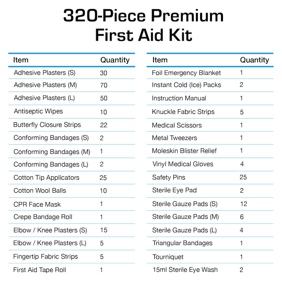 image 1 of Active Era First Aid Kit 320 pcs Green