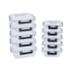 image 1 of Alivio Pack of 10 Food Storage Containers, Meal Prep Containers with Leakproof Lid, Airtight Lunch Box, Microwave, Oven, Freezer & Dishwasher Glass Storage Box (Transparent, Set of 10pc)