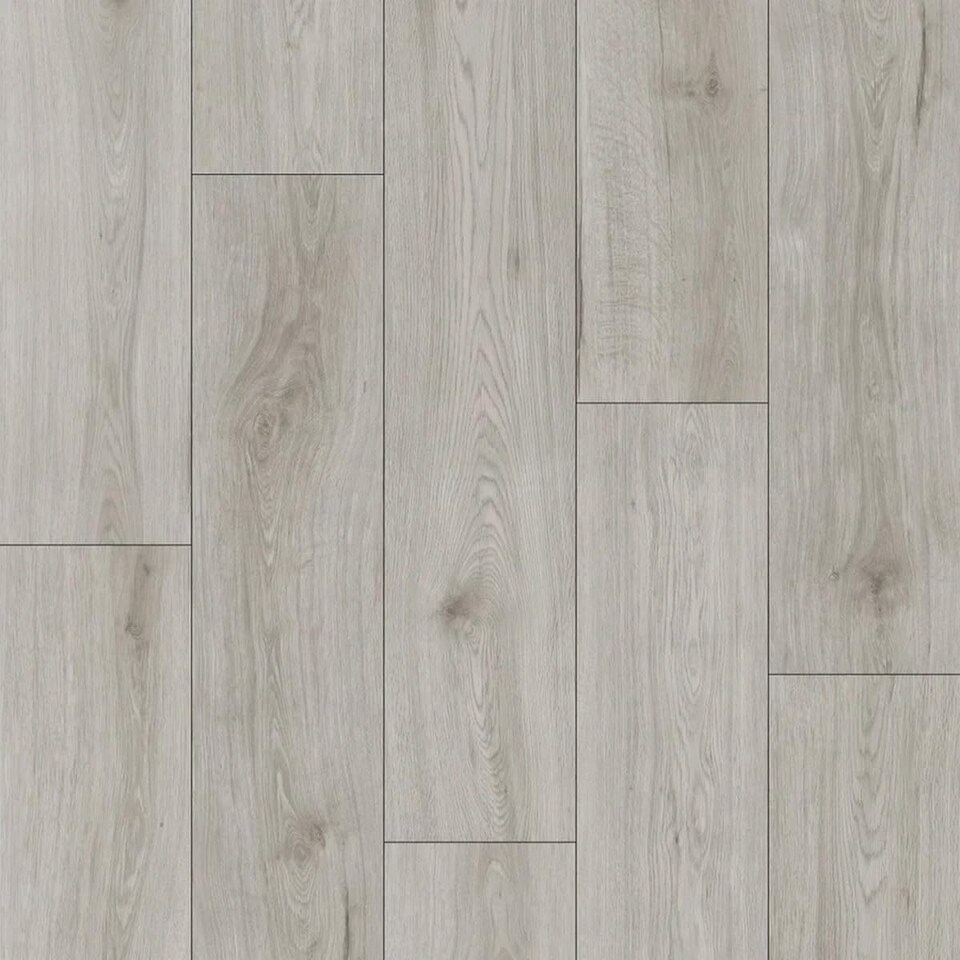 image 1 of Essential Georgian Grey Wood Effect SPC Click LVT Flooring - Plank (4.4mm) For Bedroom, Living Room & Kitchen | Grey | Georgian Grey Oak | Planks per Pack:  12  | Coverage per Pack: 2.65m² | 1