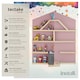 image 2 of Floating Shelf Mylittle Story - for up to 50 Tonies, house design | Pink | pink | 15,50 x 50 x 60 cm | 1