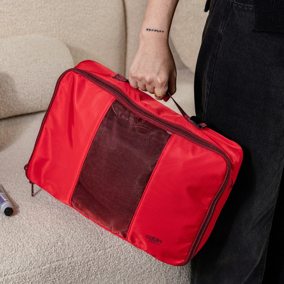 image 1 of Lux Packing Cube - Large - 11.5L - Cranberry Red