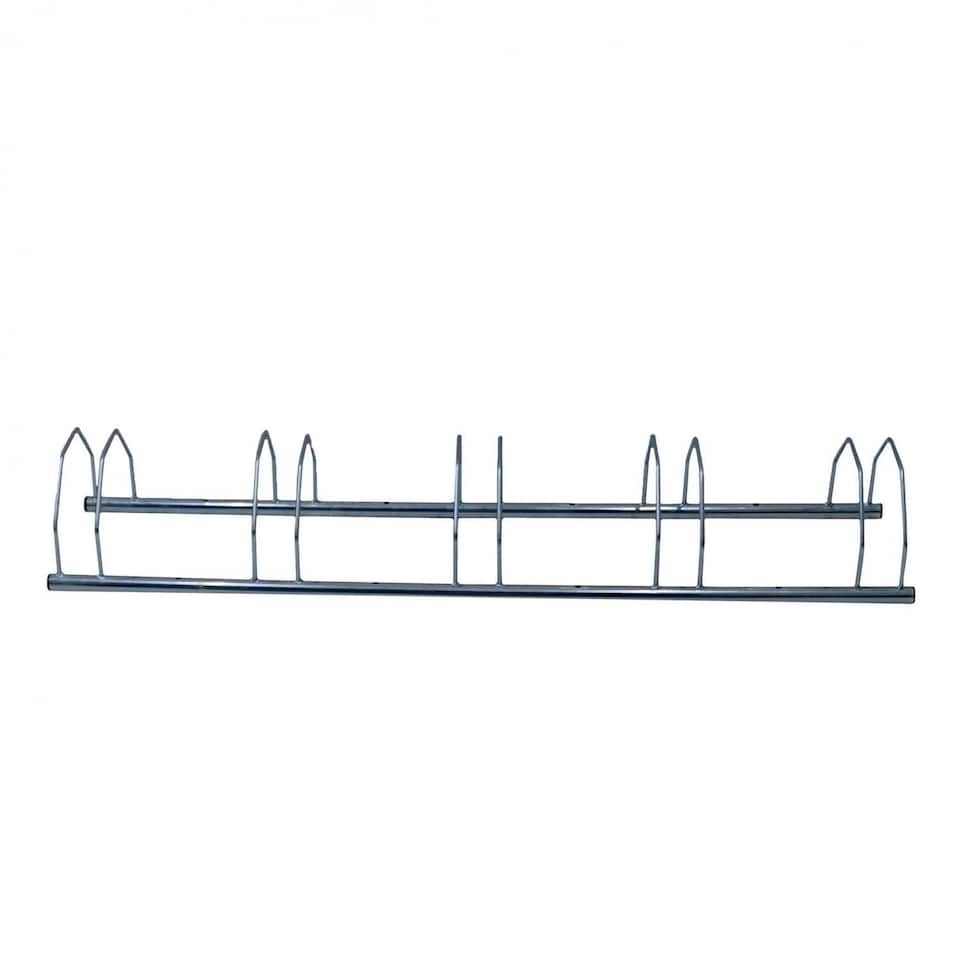 image 1 of 5 Five Slot Metal Heavy Duty Bike Stand Bicycle Storage Rack