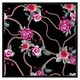 image 1 of Chain and flowers pattern (Picture Frame) Black | XS
