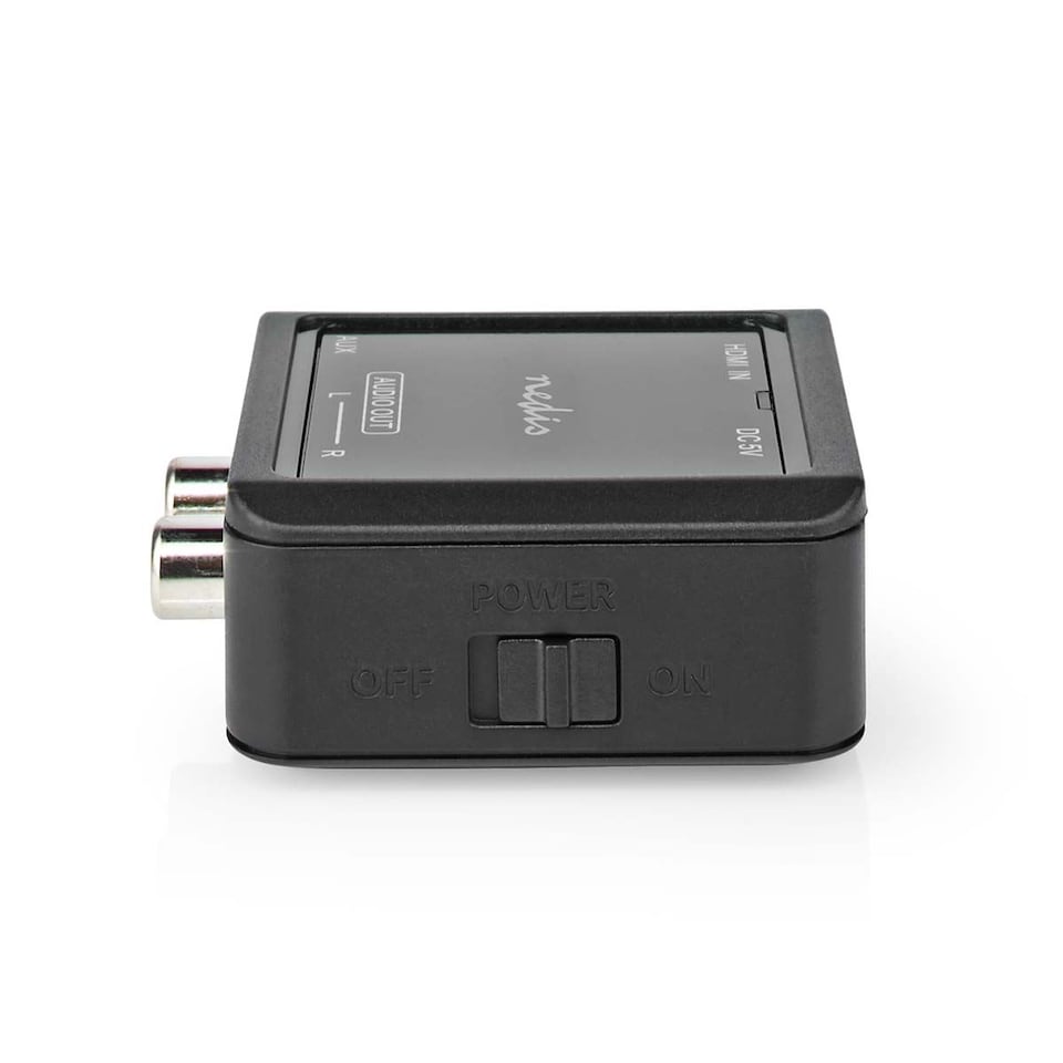 image 1 of Nedis Digital-Analog Audio Extraction Converter HDMI input to 2x RCA female) or 3.5mm Output eARC, Automatic, for Soundbars etc..