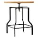 image 2 of Interiors By Premier Industrial Design Ash Veneer Bar Table, Durable Round Bar Table For Livingroom, Functional Wooden Table