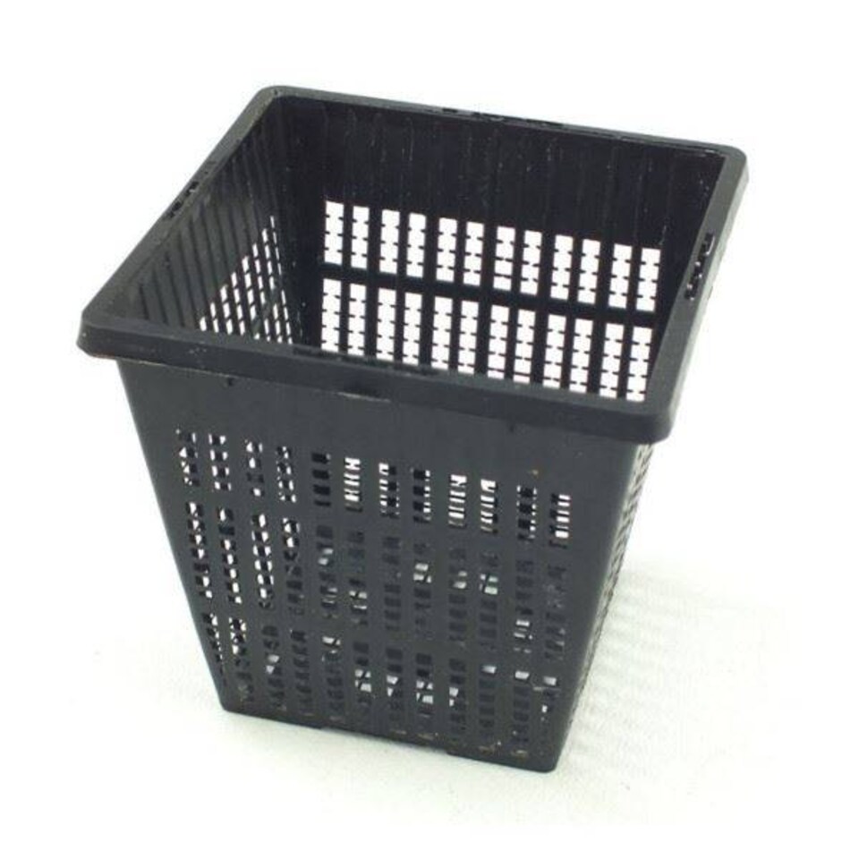 image 1 of Pisces Pond Square Planting Basket 11 x 11 x 11cm -12 Pack