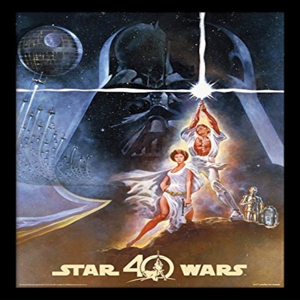 STAR WARS 40TH ANNIVERSARY (NEW HOPE ART) - MEMORABILIA RANGE - FP12049P