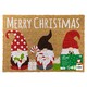 image 1 of JVL Festive Christmas Coir Doormat with Latex Back 40x58cm, Gonks