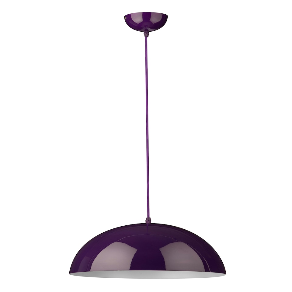 Interiors by Premier Purple Mars Pendant Light