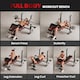 image 3 of HOMCOM Multi-Function Adjustable Weight Training Bench Gym Fitness Lifting