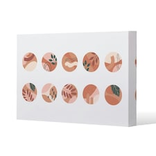 plant and textures in autumn style (Canvas Print) 61 x 41 x 4cm