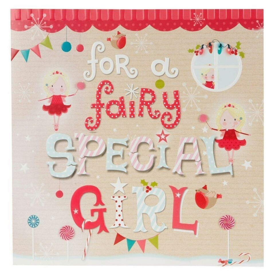 image 1 of Special Girl Christmas, Christmas Greetings Card