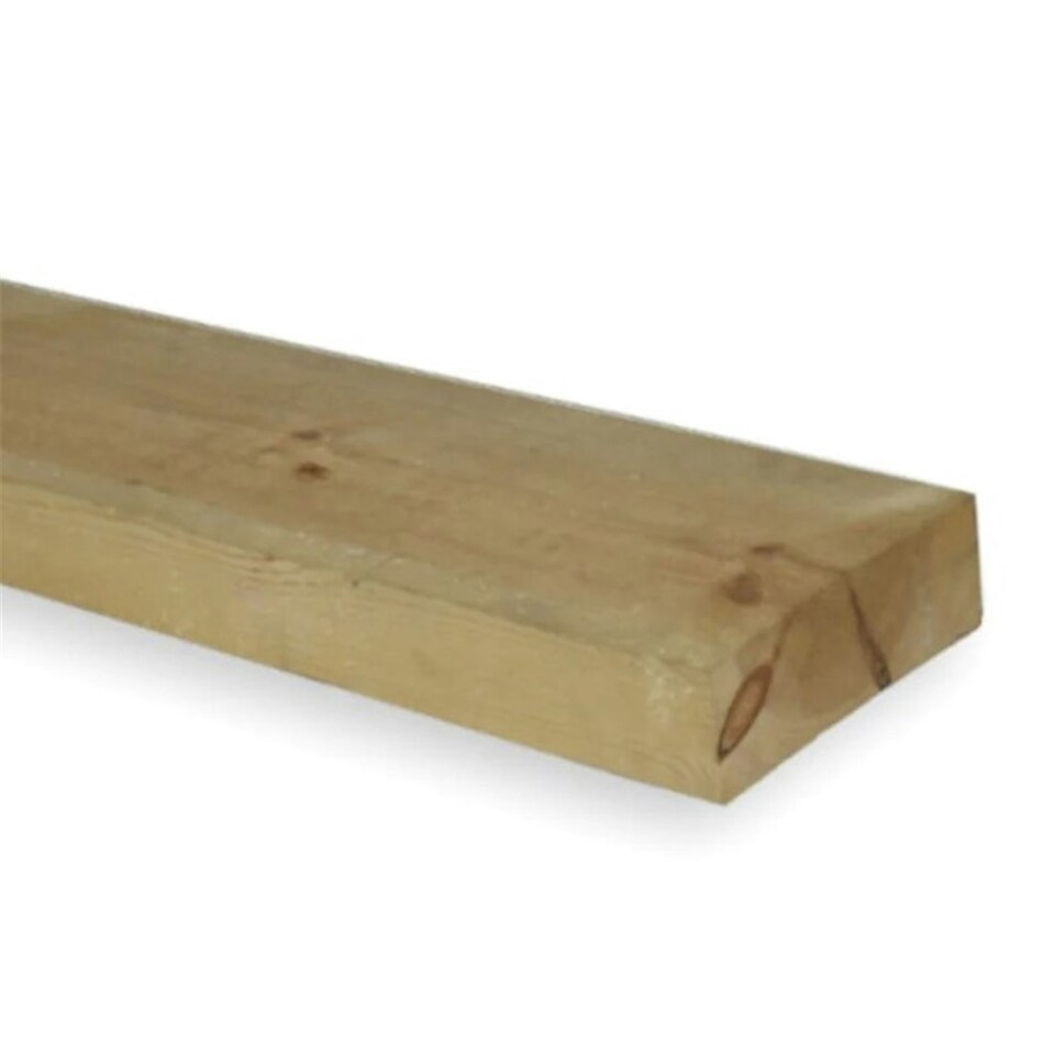 image 1 of PACK OF 10 (Total 10 Units) - 100mm x 200mm (8" x 4") Sawn Timber Carcassing Wood Softwood Timber - 1.8m Length