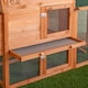 image 5 of 88cm x 1.79m Samuel Alexander Large Wooden Outdoor Hutch for Small Animals with Run