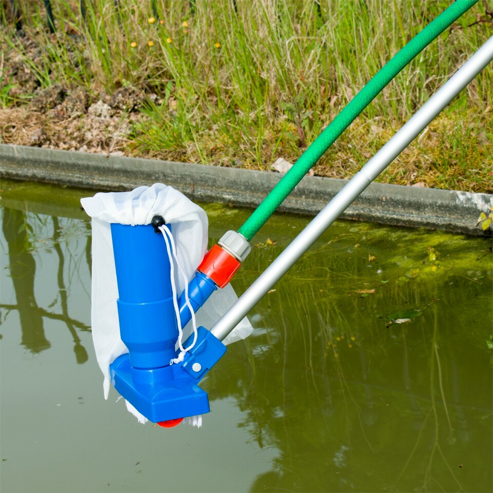 image 1 of Pisces Manual Pond Vacuum Cleaner Silt and Muck Remover