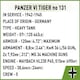 image 3 of Panzer VI Tiger No. 131 The Tank Museum brick tank model - COBI 3123 - 886 bricks
