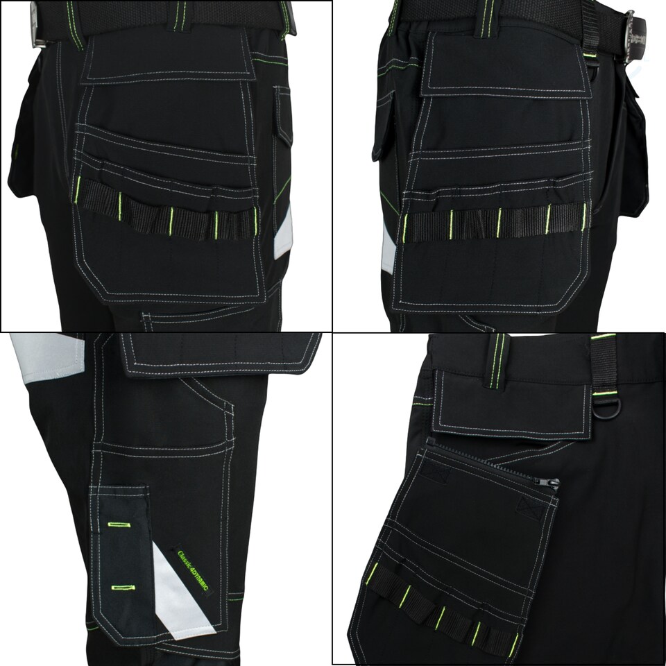 image 1 of Artmas Classic4Dynamic Softshell Work Trousers  4-Way Stretch  10 Pockets (44/46 Inch - 62 EU)