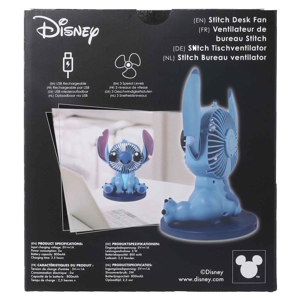 image 1 of Stitch Molded Desk Fan