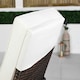 image 8 of Giardino Set of 2 Sun Loungers & Table Set Brown | Ivory