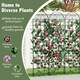 image 7 of COSTWAY 2 Pack Garden Trellis Metal Trellis for Climbing Plants