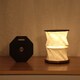 image 4 of Gingko LED Twist Hexagon Lamp Black