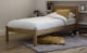 image 1 of 5ft King Size Antique honey pine,wood,wooden low foot end,solid panel bed frame.Shaker style