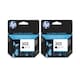 image 1 of 2x HP 302 Black Genuine Ink Cartridges