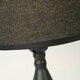image 4 of RECHARGEABLE BLACK CANDLE TABLE LAMP Black