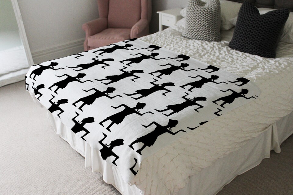 image 1 of Egyptian Tribal Art Blanket | Multi