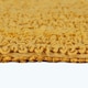 image 5 of Homescapes Luxury Reversible Cotton Bath Mat - Mustard Yellow Yellow
