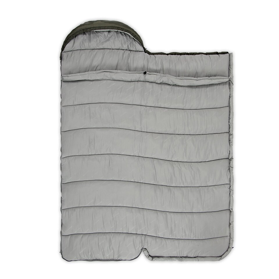 image 1 of U Series Envelope Sleeping Bag with Hood | Brown | Brown | 250S