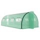 image 1 of Outsunny Tunnel Greenhouse, Upgraded Structure, Hinged Doors, 6 x 3(m), Green