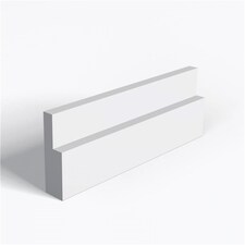 Pack of 20 (Total 20 Units) - Moisture Resistant MDF Primed 1 Step Architrave & Rebate - 18mm (T) x 58mm (H) x 4200mm (L)