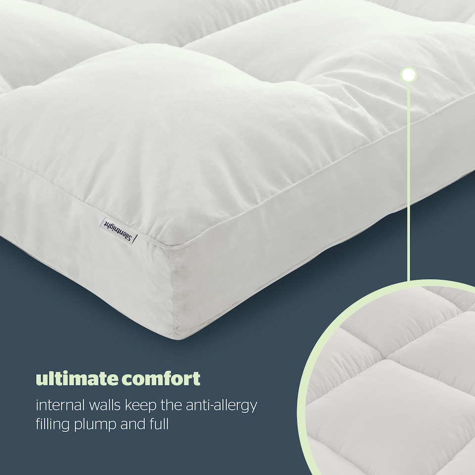 image 1 of Silentnight Anti Allergy Ultimate Mattress Topper 10 cm White | Double