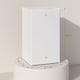 image 7 of HOMCOM 91L Freestanding Under Counter Fridge with Lock White | White