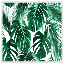 Palm leaves (Picture Frame) White | S