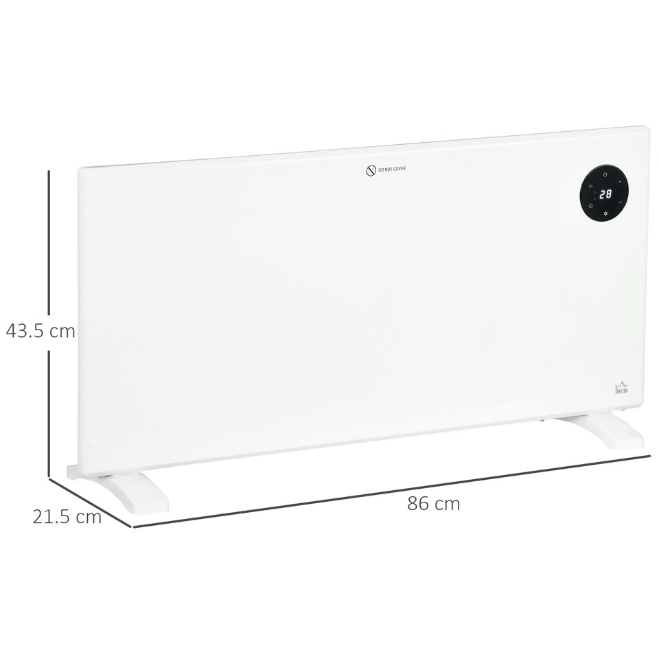 image 1 of HOMCOM 2000W Electric Convector Heater Quiet Space