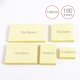 image 4 of Pack of 100 Self Sticky Notes 75x75mm Yellow