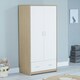 image 2 of Babymore Luno Veni Wardrobe - White Oak White | Natural