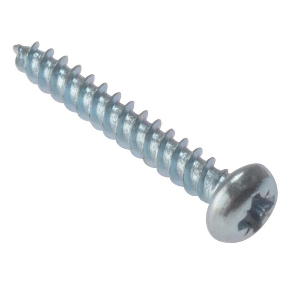 Forgefix General Purpose Screws, Pozi, Rh, Zp - Multi Colour - 3/4 x 8