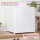 image 6 of Russell Hobbs 40L Larder Mini Fridge - White RHTTLF2E1W