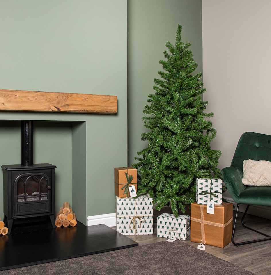 image 1 of 6ft Green Colorado Spruce Artificial Christmas Tree with 481 tips
