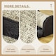 image 3 of PawHut Cat Scratcher Sisal Board with Roller Feather Toy, Grey