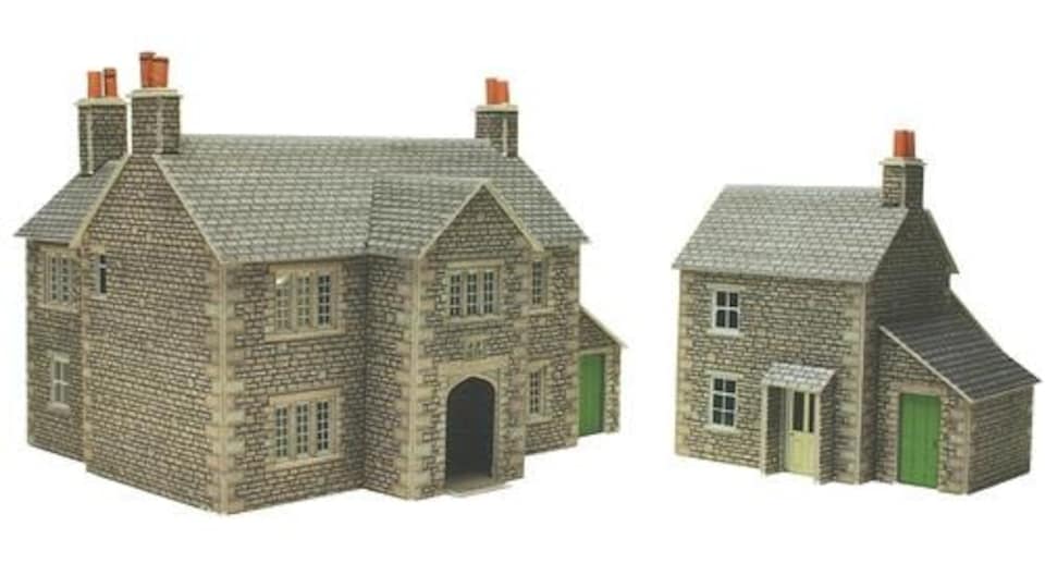 Metcalfe Stone Manor Farm House Card Kit